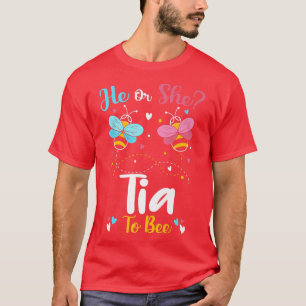 Camiseta Él y Ella Tia Para Ser Asistentes A La Revelación