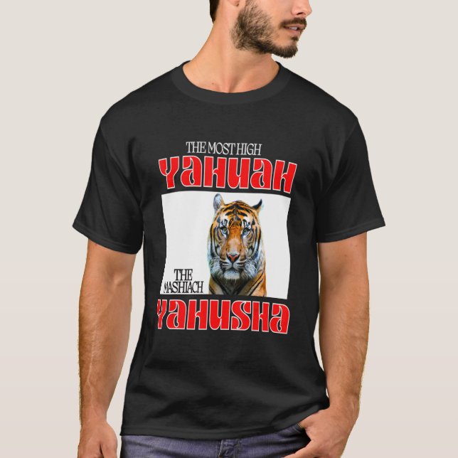Camiseta El Yahuah más alto y los Yahusha mashiach (Anverso)