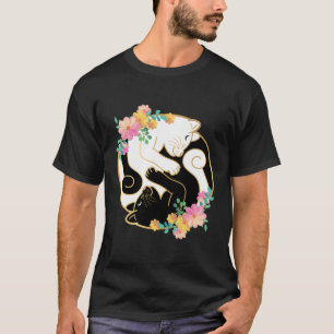 Camiseta El Yin Y Los Gatos De Yang Chinos Son Divertidos Y