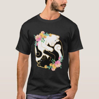 Camiseta El Yin Y Los Gatos De Yang Chinos Son Divertidos Y
