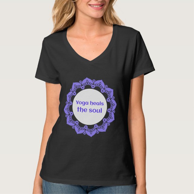 Camiseta El yoga cura el alma 85 (Anverso)
