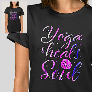 Camiseta El Yoga cura El Azul Morado Del Alma