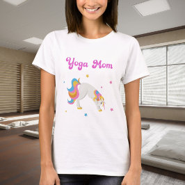 Camiseta El yoga de Unicorn es una linda madre de yoga