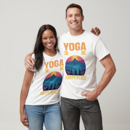 Camiseta El yoga es mi lugar feliz