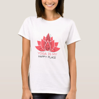 Camiseta El Yoga es mi lugar feliz