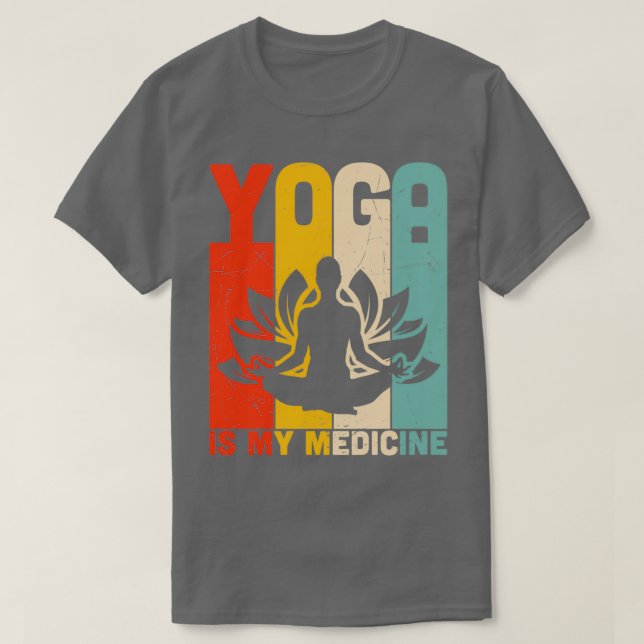 Camiseta El yoga es mi medicinaTShirt (Diseño del anverso)