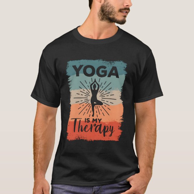 Camiseta El Yoga es mi meditación terapéutica (Anverso)