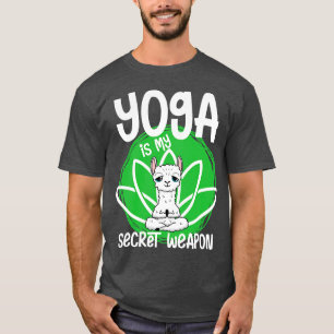 Camiseta El yoga es mi regalo secreto de drama de armas