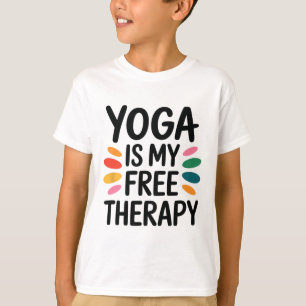 Camiseta El Yoga Es Mi Terapia Gratuita
