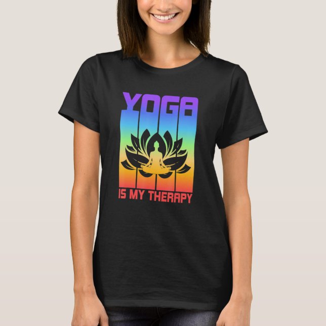 Camiseta El Yoga Es Mi Terapia Yoga (Anverso)