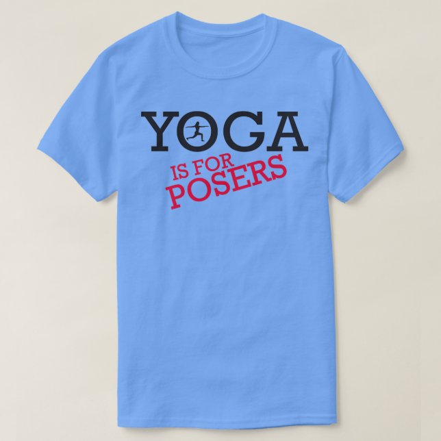 Camiseta El yoga es para los apositores (Diseño del anverso)
