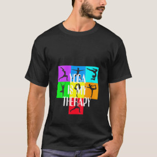 Camiseta El yoga femenino es mi terapia Chakra Colors Medit