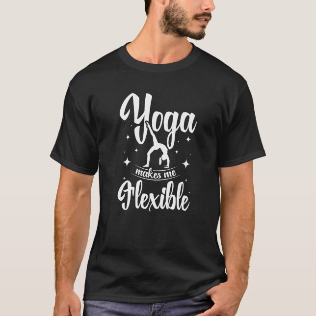 Camiseta El yoga me hace flexible (Anverso)