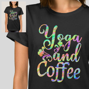 Camiseta El yoga y el café Pastel se desangraron con camise