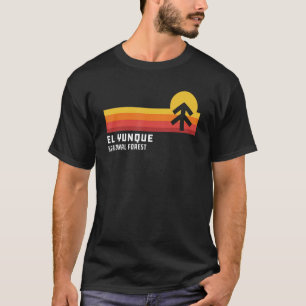 Camiseta El yunque bosque nacional estilo retro Puerto Rico