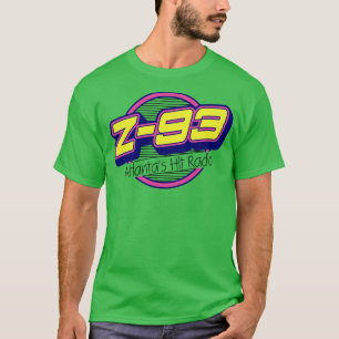 Camiseta El Z 93 de Atlanta sintoniza estación de radio ret