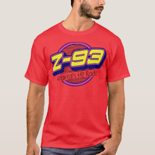 Camiseta El Z 93 de Atlanta sintoniza estación de radio ret