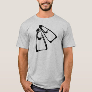 Camiseta El zambullirse - aletas