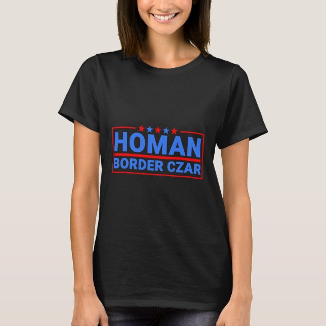 Camiseta El zar de la frontera Tom Homan Mega Support (Anverso)