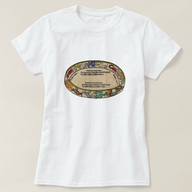 Camiseta El zodiaco, 1496 (Diseño del anverso)