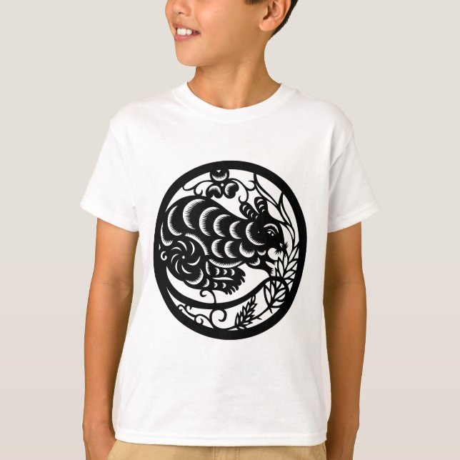 Camiseta El zodiaco chino - la rata (Anverso)