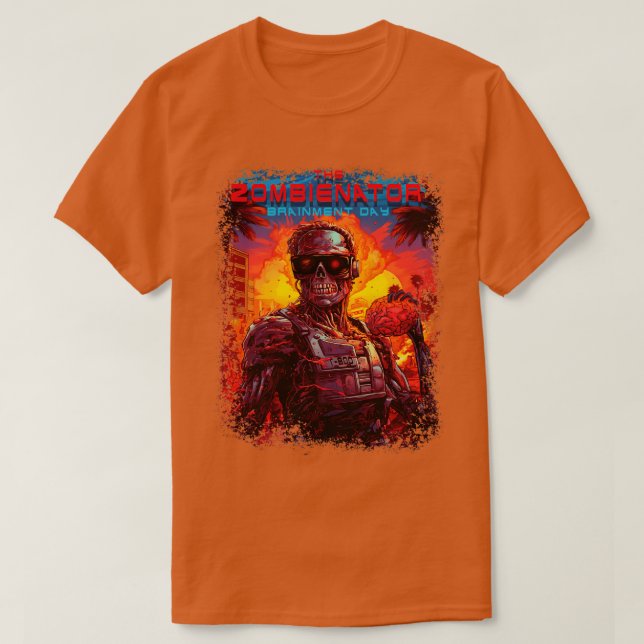 Camiseta El Zombienator (Diseño del anverso)