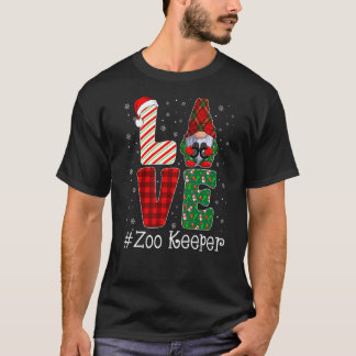 Camiseta El Zoo Keeper LOVE Gnome Divertido juego Pajama Ch