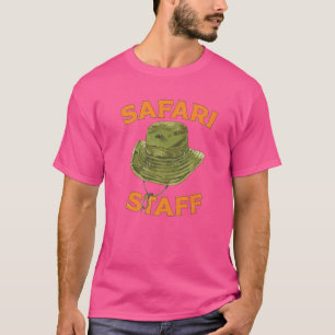 Camiseta El zoológico del personal de Safari se ocupa de la