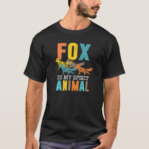 Camiseta El Zorro Cuta Es Mi Animal Espiritual Para Los Hom