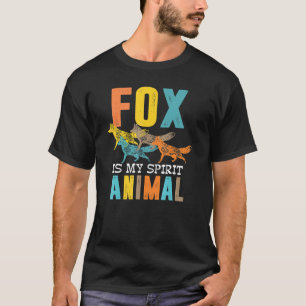 Camiseta El Zorro De Cute Es Mi Animal Espiritual Para Los