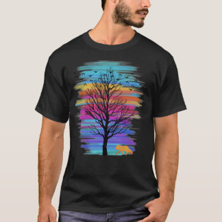 Camiseta El Zorro El Árbol Al Atardecer