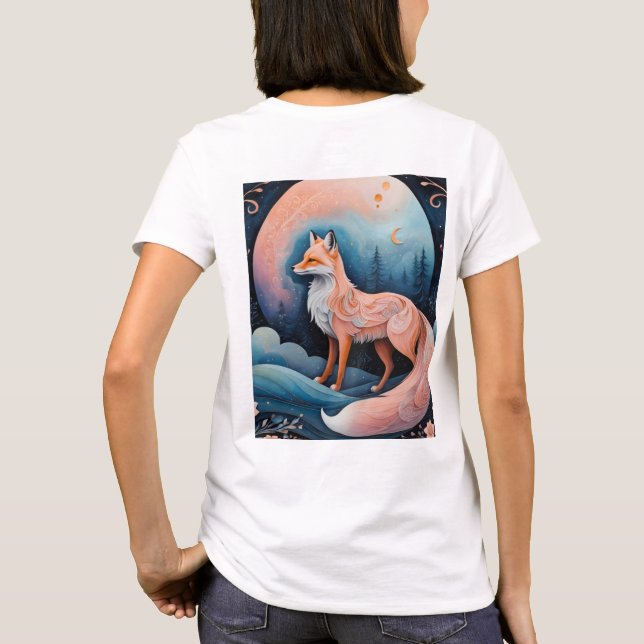 Camiseta "El zorro maderero encantado" (Reverso)