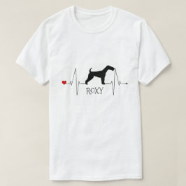 Camiseta El zorro terrier personalizado ama a mi perro lati