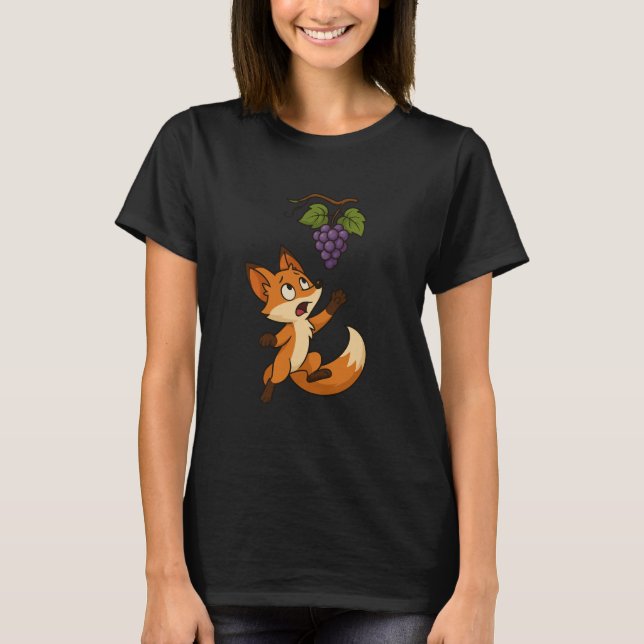 Camiseta El Zorro y las Uvas (Anverso)