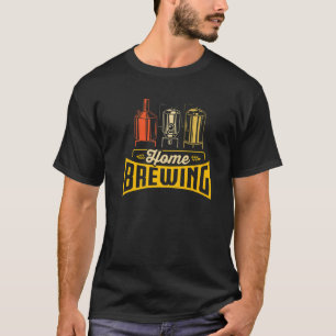Camiseta Elaboración de cerveza artesanal y vino con gráfic
