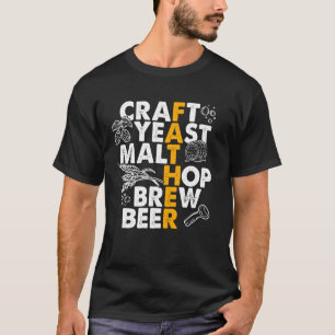 Camiseta Elaboración de Cerveza - Cervecero - Amante de la 