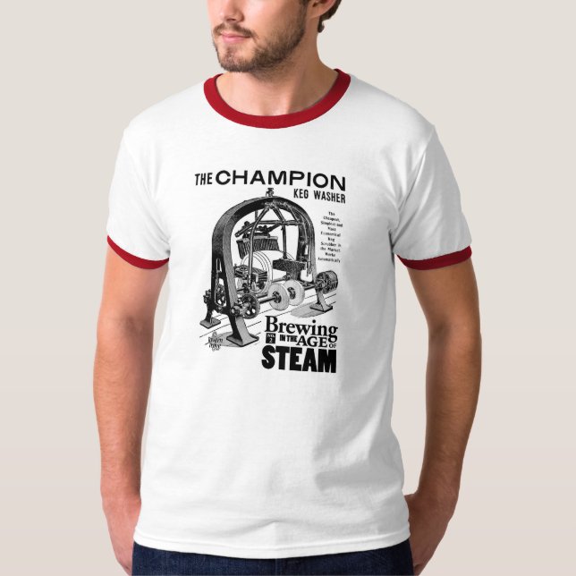 Camiseta Elaboración de la cerveza en la edad de la (Anverso)