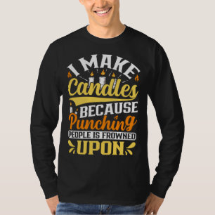 Camiseta Elaboración de Velas Arte de Velas Artista en Cera