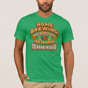 Camiseta Elaboración donde la ciencia y la bebida van de la