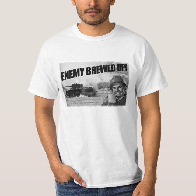 Camiseta ¡Elaborado cerveza para arriba! Camiseta, mundo de (Anverso)