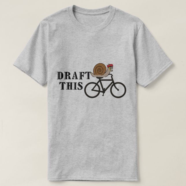 Camiseta Elabore esta barra de ciclo (Diseño del anverso)
