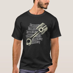 Camiseta Elabórelo sintonizar su carrera Turbo Wheel Auto E