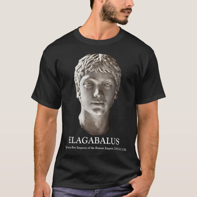 Camiseta ELAGABALUS, el niño emperador sirio de Roma 218-22 (Anverso)