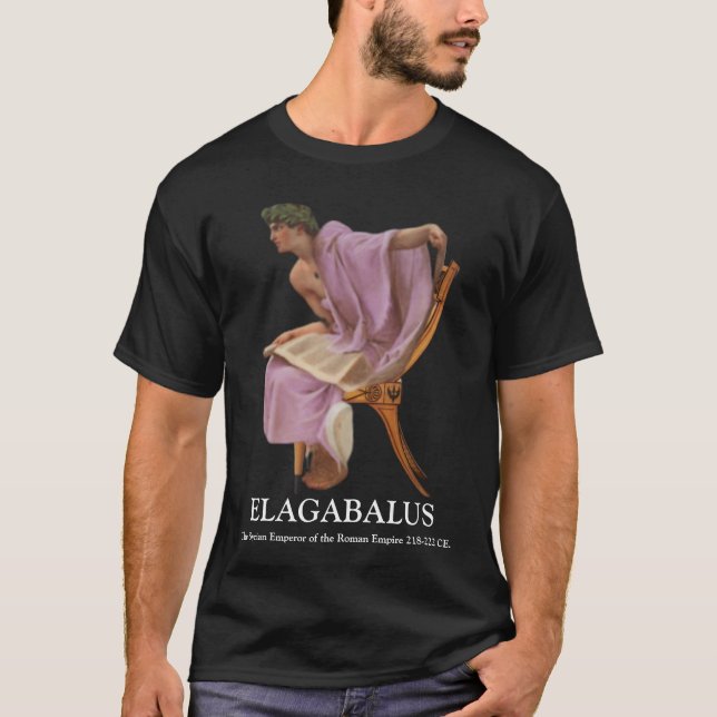 Camiseta ELAGABALUS, el niño emperador sirio de Roma 218-22 (Anverso)