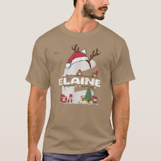 Camiseta Elaine Navidades con nombre Elaine para divertidas