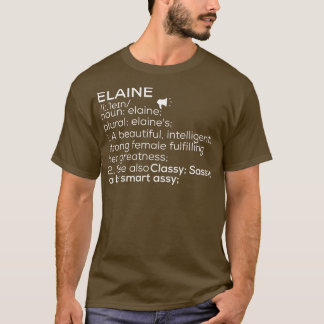Camiseta Elaine Nombre Elaine Definición Elaine Nombre feme