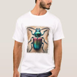 Camiseta Elater beetle dorsal view 030924IREF215 - Watercol<br><div class="desc">Elater beetle dorsal view 030924IREF215 - Watercolor by John Pintow - Explore the beauty of wildlife with this exquisite watercolor art collection. Each artwork captures the vibrant essence of various animals and insects,  showcasing detailed textures and rich colors. Ideal for those who cherish nature's artistry.</div>