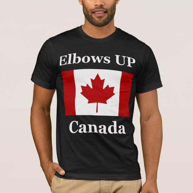 Camiseta ¡Elbows UP Canada! (Anverso)