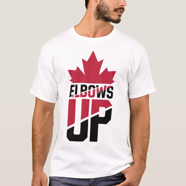 Camiseta Elbows Up Canada (Anverso)