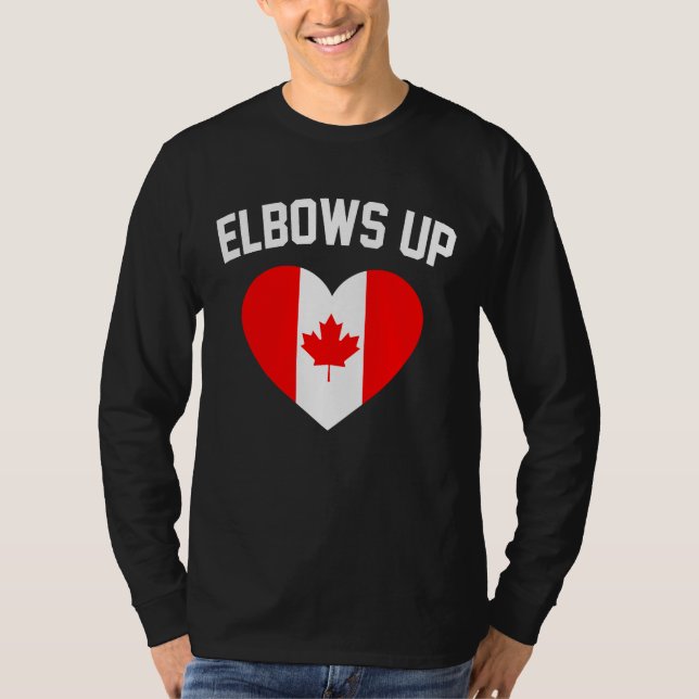 Camiseta Elbows Up Canada (Anverso)